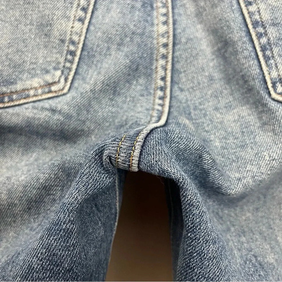 J. Crew Size 29 Mid-Rise Demi-Boot Crop Jeans Raw Hem Kick Flare Denim Size 8/29 - Picture 5 of 12